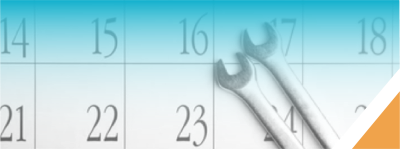Scheduled Maintenance link